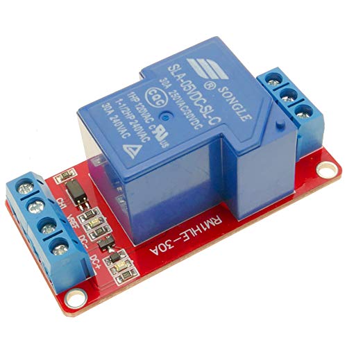 BeMatik Schaltung mit 1 Relais 5/12/24V 30A bidirektional isoliert DW-0025 (AJ070) von BEMATIK.COM