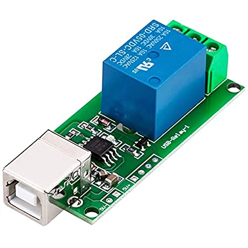 BeMatik - Schaltung mit 1 x 5 V USB-Relais, computergesteuert, DW-0054 (AJ074) von BEMATIK.COM