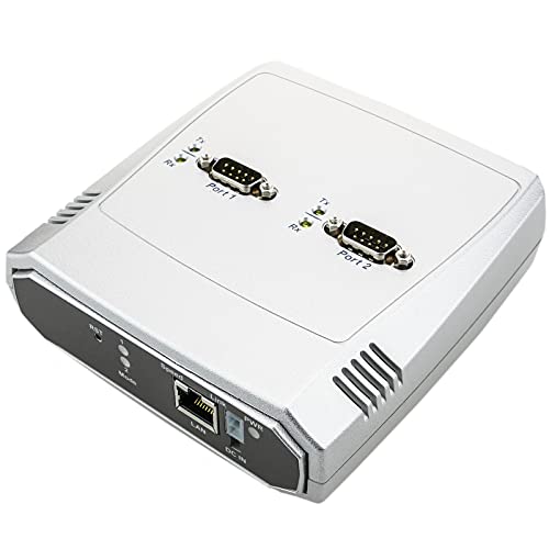 BeMatik - Serieller Server 2 x RS232 an Ethernet TCP IP UDP RJ45 10/100 Mbps NCOM-211 von BEMATIK.COM