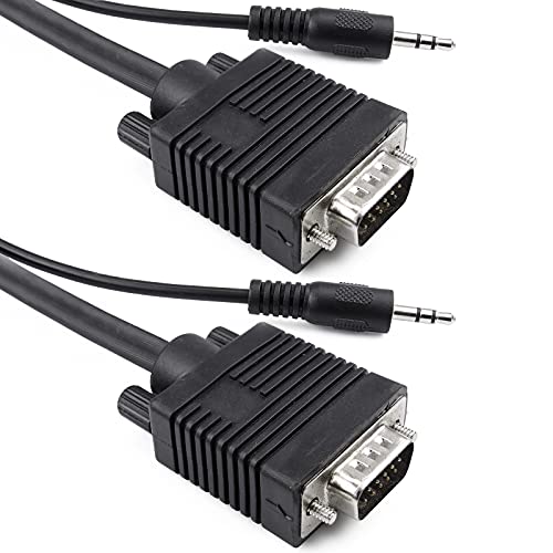 BeMatik - Super VGA-Kabel mit Audio-Buchse 3,5 mm männlich männlich 25 Meter von BEMATIK.COM