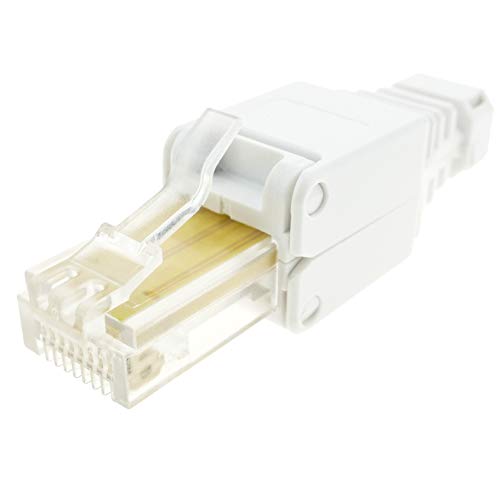 BeMatik - UTP Anschluss Cat.5e RJ45 männlich mit automatischem Crimp von BEMATIK.COM