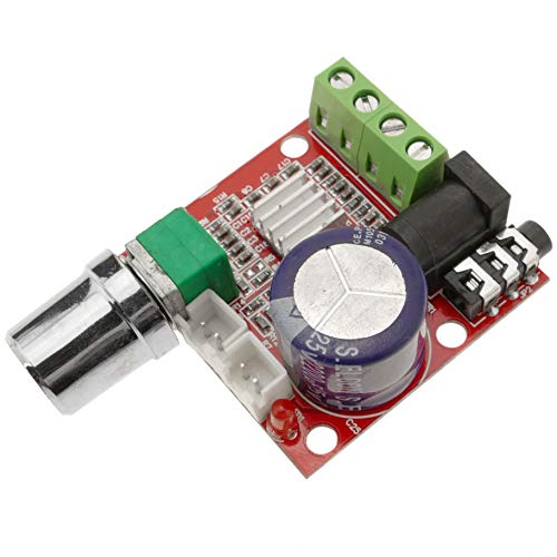 BeMatik Verstärker (10 W + 10 W, Klasse D2, DIY, DC12 V) Modell DW-0183 (AJ096) von BEMATIK.COM