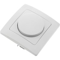 BeMatik - Dimmer Unterputz mit Rahmen 80x80mm Serie Lille weiss von BEMATIK