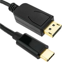BeMatik - Kabel USB 3.1 C Stecker an DisplayPort Stecker Video Konverter 4K Ultra HD 60Hz C20CH 1.8m von BEMATIK