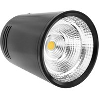 BeMatik - LED Fokus Oberfläche COB Lampe 5W 220VAC 3000K schwarz 75mm von BEMATIK