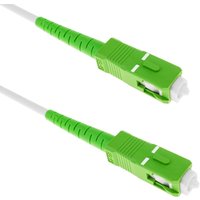 Fiber Optic Cable sc/apc auf SC/APC-Simplex Singlemode 9/125 von 20 m OS2 weiss - Bematik von BEMATIK