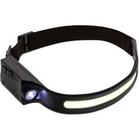 Wiederaufladbare LED-Frontscheinwerfer-Taschenlampe mit 1200-mAh-Akku, 360 Lumen, Bewegungssensor und USB-C-Aufladung, IPX4 - Bematik von BEMATIK