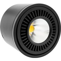 Bematik - led Fokus Oberfläche cob Lampe 20W 220VAC 3000K schwarz 110mm von BEMATIK