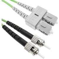 Bematik - Fibre Optic lwl Kabel OM5 Multimode Duplex 50µm/125µm st/pc zu sc/pc 100Gb 20 m von BEMATIK