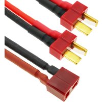 Kabel t plug Buchse auf 2 x tplug Stecker 10cm 14AWG Lade und Netzteil - Bematik von BEMATIK