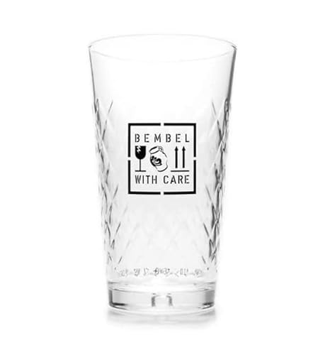BEMBEL WITH CARE Apfelwein Glas Geripptes 6 x 0,5 Liter von BEMBEL WITH CARE