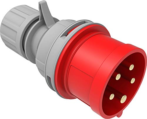 Bemis Cee Stecker 5x16A. (3P+E+N) 380V. 50/60 Hz. 6h IP44 - Rot von BEMİS