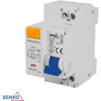 Differenzialschutzschalter 2P B 16A 30mA A06-SNL-32-B16 von BEMKO