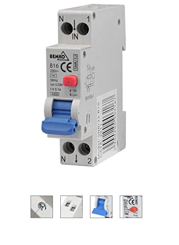 FI/LS B 16A 30mA 1p Leitungsschutzschalter/Fi-Schalter Kombination RCBO von BEMKO