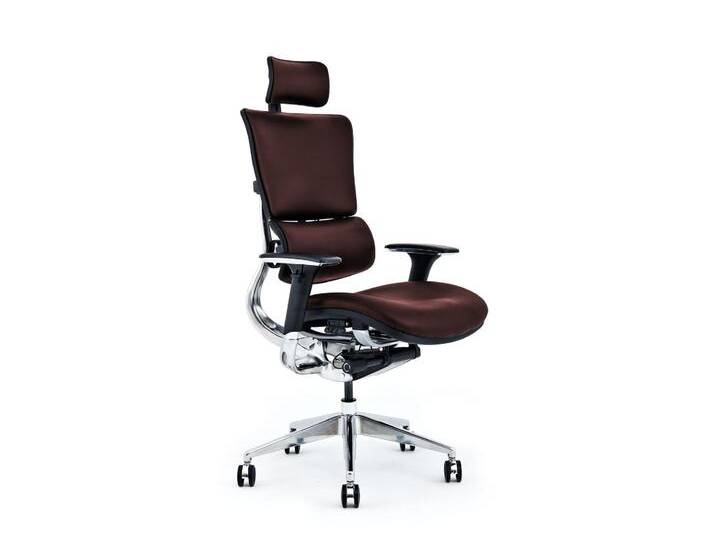 Ergonomischer Ledersessel ERGO 900 Braun von BEMONDI