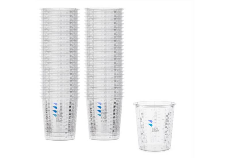 BENBOW Farbmischbehälter BenBow Profi-Messbecher (50 St), Profi-Messbecher 50x 680ml mit Deckel zum Mischen von Farben von BENBOW