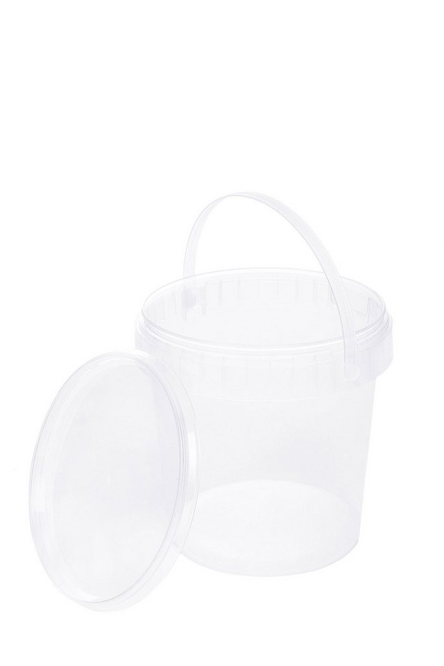 BENBOW Putzeimer für Lebensmittel, Farben, Chemikalien, (Transparent, 5-tlg., 1L) von BENBOW
