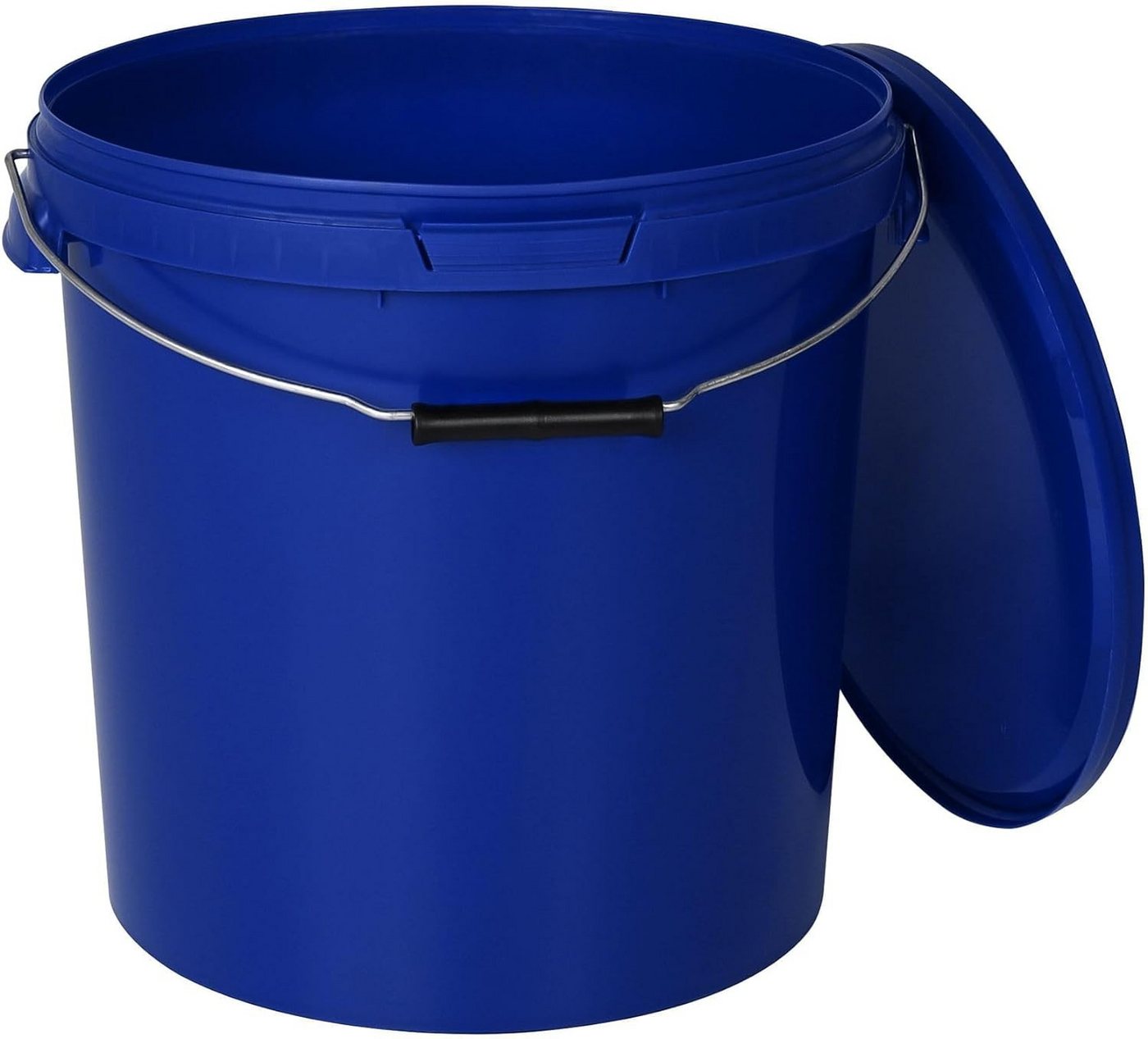 BENBOW Putzeimer Eimer mit Deckel 30 20 10 5 3 1 0,5 L Viele Farben Lebensmittelecht, (100-tlg., PZH-, BRC- und DIN-ISO-zertifiziert), für Lebensmittel, Farben, Chemikalien von BENBOW