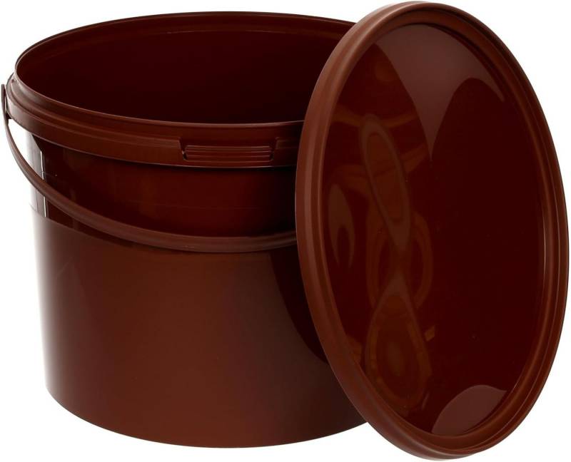 BENBOW Putzeimer für Lebensmittel, Farben, Chemikalien, (Braun, 5-tlg., 10L) von BENBOW