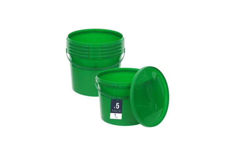 BENBOW Putzeimer für Lebensmittel, Farben, Chemikalien, (Grün, 5-tlg., 10L) von BENBOW