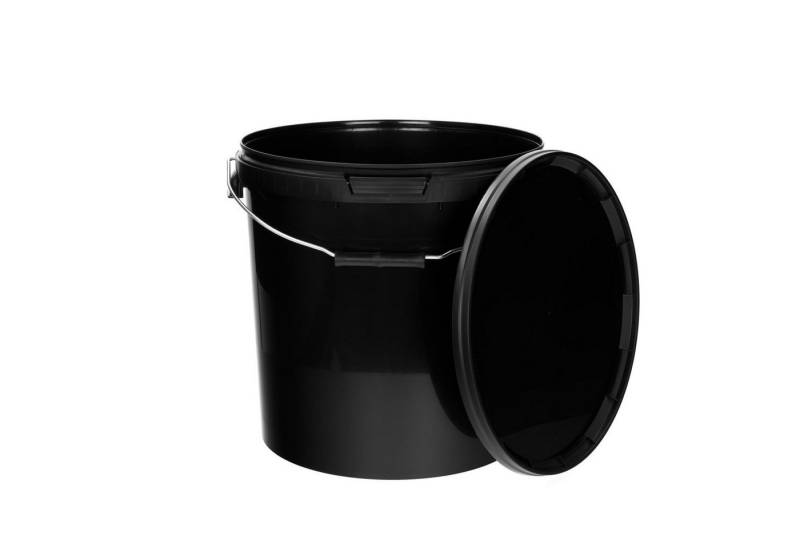 BENBOW Putzeimer für Lebensmittel, Farben, Chemikalien, (Schwarz, 5-tlg., 20L) von BENBOW