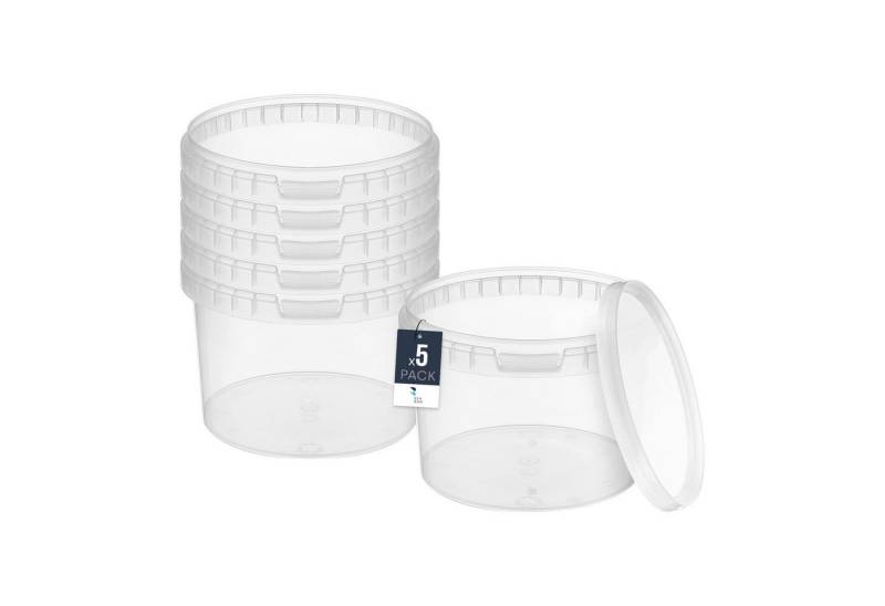 BENBOW Putzeimer für Lebensmittel, Farben, Chemikalien, (Transparent, 5-tlg., 20L) von BENBOW