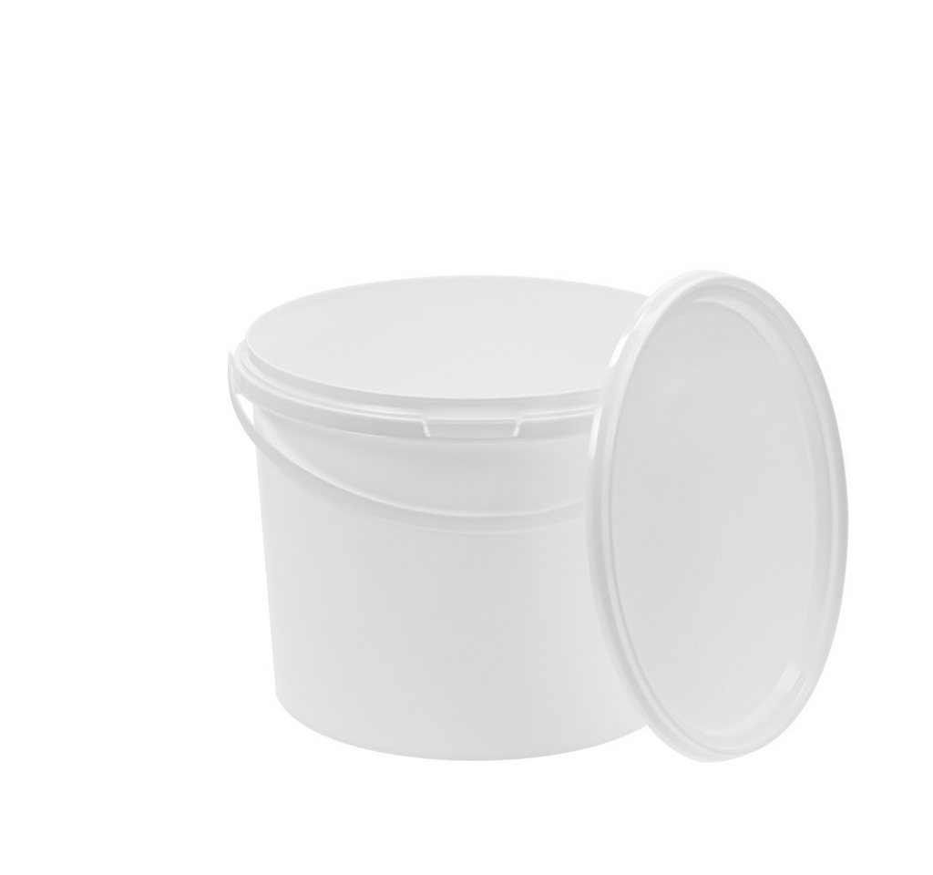 BENBOW Putzeimer für Lebensmittel, Farben, Chemikalien, (Weiß, 20-tlg., 5L) von BENBOW