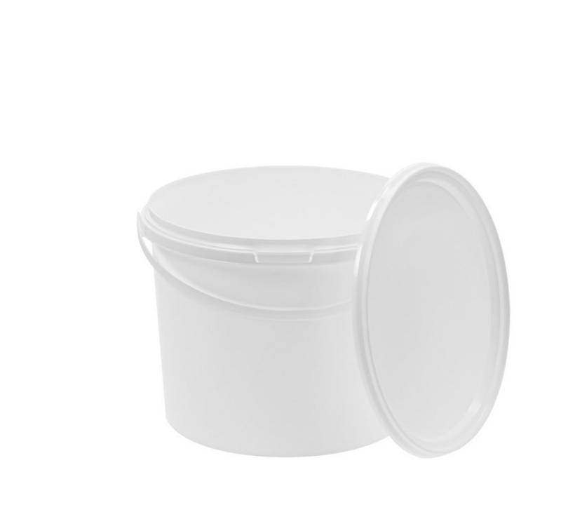 BENBOW Putzeimer für Lebensmittel, Farben, Chemikalien, (Weiß, 20-tlg., 5L) von BENBOW