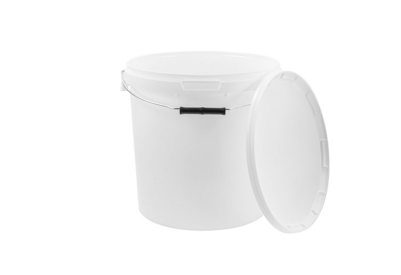 BENBOW Putzeimer für Lebensmittel, Farben, Chemikalien, (Weiß, 5-tlg., 20L) von BENBOW