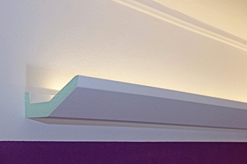 BENDU LED Stuckleiste indirekte Beleuchtung Decke DBML-70-PR | 70x45mm | moderne Lichtvouten-Profile aus Hartschaum | Decken-Leisten leicht, lichtundurchlässig, feuchtraumtauglich BENDU LED Stuckleiste indirekte Beleuchtung Decke DBML-70-PR | 70x45mm | moderne Lichtvouten-Profile aus Hartschaum | Decken-Leisten leicht, lichtundurchlässig, feuchtraumtauglich von Bhgytec