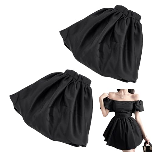 BENECREAT 1 Paar Abnehmbare Puffärmel, Schwarze Brautärmel Aus Polyester, Abnehmbare Puffärmel Für Das Hochzeitskleid, Brautaccessoires, 27x20x4 cm von BENECREAT