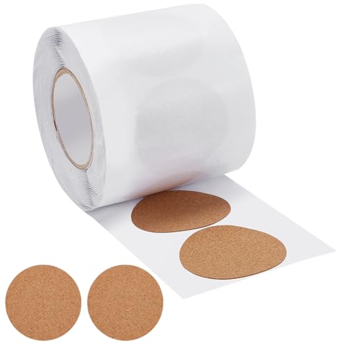 BENECREAT 100pcs 80x1mm Selbstklebende Korkkreise, runde Selbstklebende Korkpunkte Korkmatte für Schränke, Tischplatten, Kratzern, Möbel, Elektronik BENECREAT 100pcs 80x1mm Selbstklebende Korkkreise, runde Selbstklebende Korkpunkte Korkmatte für Schränke, Tischplatten, Kratzern, Möbel, Elektronik von BENECREAT