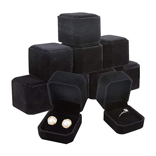 BENECREAT 10PCS 5,5x5x4cm Samtringboxen Schwarz Quadratische Schmuck Display Geschenkboxen für Hochzeit Valentinstag Jubiläum BENECREAT 10PCS 5,5x5x4cm Samtringboxen Schwarz Quadratische Schmuck Display Geschenkboxen für Hochzeit Valentinstag Jubiläum von BENECREAT