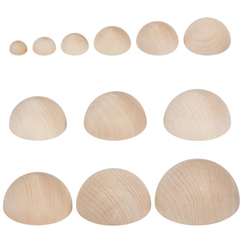 BENECREAT 12 Stück Tonkeramik Schalenpresswerkzeug 12 Größen Holzkeramik Oberwerkzeug Töpferformen Halbrundes Töpferwerkzeug Set Zur Herstellung von Töpferschalen Teller Und Selbstgemachte Geschenke von BENECREAT