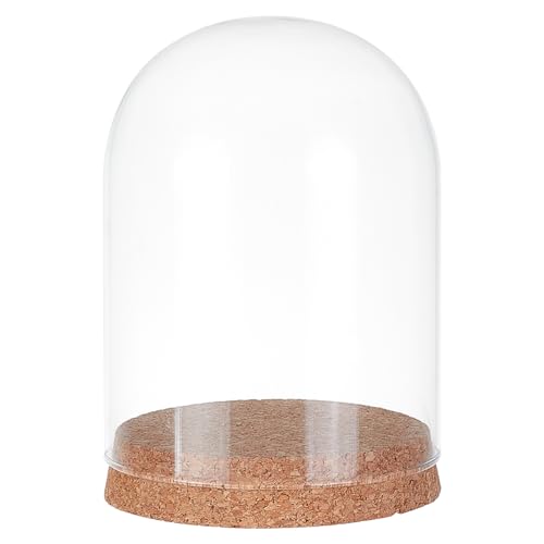 BENECREAT 13.4x10cm Glaskuppelglocke, Glasglockenglas Dekorative Kuppelgläser Aus Glas Mit Korkboden Für Blumenpflanzen, Proben, Basteldekorationen, ID: 9.5cm BENECREAT 13.4x10cm Glaskuppelglocke, Glasglockenglas Dekorative Kuppelgläser Aus Glas Mit Korkboden Für Blumenpflanzen, Proben, Basteldekorationen, ID: 9.5cm von BENECREAT