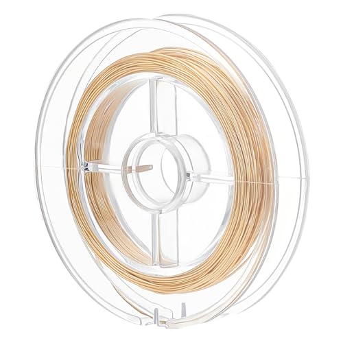BENECREAT 15 m Echter 14K Vergoldeter Messingdraht, 24 Gauge/0.5 mm Goldener Kupfer-Perlendraht Für Armbänder, Halsketten, Schmuckherstellung BENECREAT 15 m Echter 14K Vergoldeter Messingdraht, 24 Gauge/0.5 mm Goldener Kupfer-Perlendraht Für Armbänder, Halsketten, Schmuckherstellung von BENECREAT