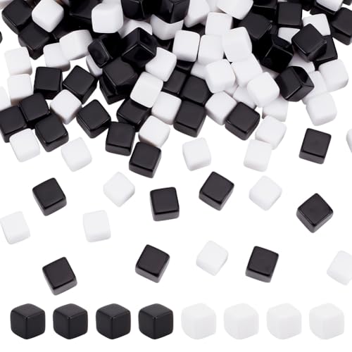 BENECREAT 160 Stück 2 Farben 7.5mm Leere Würfel Acrylwürfel, Abgerundeten Ecken Schwarze Weiße Quadratische Blöcke Mit Aufbewahrungsbox Für DIY-Herstellen, Brettspiele, Partybevorzugung BENECREAT 160 Stück 2 Farben 7.5mm Leere Würfel Acrylwürfel, Abgerundeten Ecken Schwarze Weiße Quadratische Blöcke Mit Aufbewahrungsbox Für DIY-Herstellen, Brettspiele, Partybevorzugung von BENECREAT