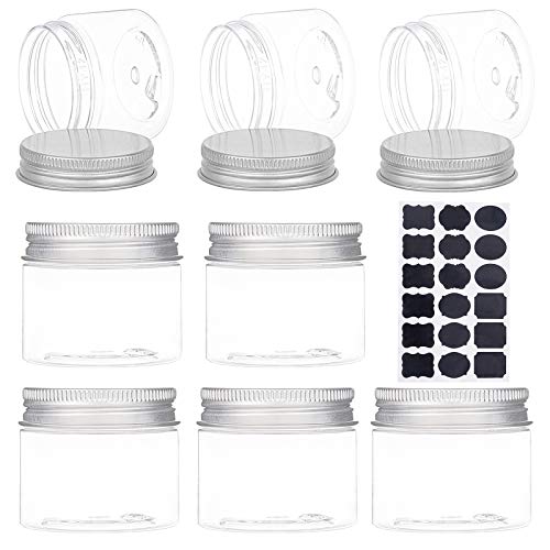 BENECREAT 18 Pack 50ml Kunststoff Rundgläser Klarglasbehälter mit Aluminium Schraubdeckeln für Schönheitsprodukte, Haushaltsgegenstände oder kleine Bastelarbeiten BENECREAT 18 Pack 50ml Kunststoff Rundgläser Klarglasbehälter mit Aluminium Schraubdeckeln für Schönheitsprodukte, Haushaltsgegenstände oder kleine Bastelarbeiten von BENECREAT