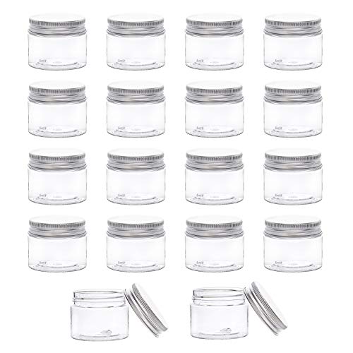 BENECREAT 18 Packung 40ml Klarsichtbehälter aus PET Kunststoff mit Aluminium Schraubverschlüssen für die Körperpflege von Reisekosmetik, DIY Arts Crafs, Perlen, Trockenfutter Snacks BENECREAT 18 Packung 40ml Klarsichtbehälter aus PET Kunststoff mit Aluminium Schraubverschlüssen für die Körperpflege von Reisekosmetik, DIY Arts Crafs, Perlen, Trockenfutter Snacks von BENECREAT