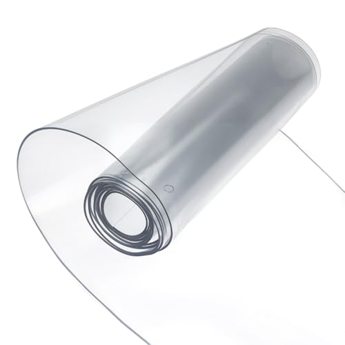 BENECREAT 2 m Durchsichtige PVC Streifenvorhänge 18.3cm Breite Hundehütten Türklappe Wasserdichter Türvorhang Für Begehbare Gefrierschränke Keller Stabil Haustierhaus 1.5mm Dick von BENECREAT