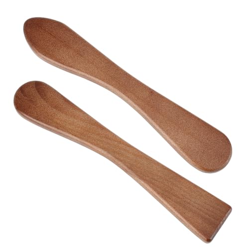 BENECREAT 2 x Holz Ton Bildhauerwerkzeug. 254x44.5x11.5mm Doppelseitige Modellierwerkzeuge Für Töpferwaren Zum Schneiden Schnitzen Detaillieren Und Glätten. von BENECREAT