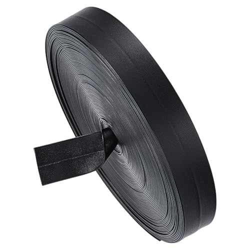 BENECREAT 21,87 Meter PU-Kunstlederstreifen, 2,5 cm breit, doppelseitiges Kunstlederband, Rolle für Bastelprojekte, Schwarz BENECREAT 21,87 Meter PU-Kunstlederstreifen, 2,5 cm breit, doppelseitiges Kunstlederband, Rolle für Bastelprojekte, Schwarz von BENECREAT