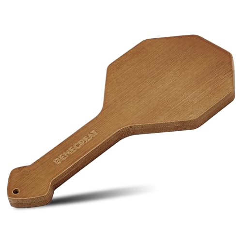 BENECREAT 210x100 mm Holz-Tonbecher-Paddelform, Keramik-Töpferwerkzeug, Tonoberflächen-Paddel Zum Formen/Komprimieren Und Glätten von Töpferwaren Und Keramik von BENECREAT