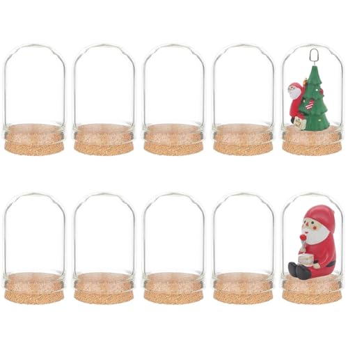BENECREAT 25 Packung Gläser Flaschen Kuppel Cloche Cover Dekoration Flaschen (36x22mm) Mit Korkstopfen Für Party Favors, Kunst Und Kleine Projekte von BENECREAT