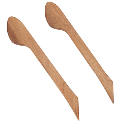 BENECREAT 2Pcs Wooden Handle Tools for Clay & Pottery Clay Sculpting Tools for DIY Handmade Modeling Pottery Tools Throwing Stick for Arts, Crafts & Sewing von BENECREAT