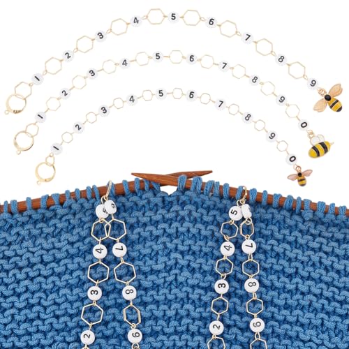 BENECREAT 3 Gren Emaille Bienen Charme Stricken Zeile Zhler Ketten, Acryl Zahl Perlen Zeile Zhlen fr Stricken Hkeln DIY Projekt Fortschritt BENECREAT 3 Gren Emaille Bienen Charme Stricken Zeile Zhler Ketten, Acryl Zahl Perlen Zeile Zhlen fr Stricken Hkeln DIY Projekt Fortschritt von BENECREAT