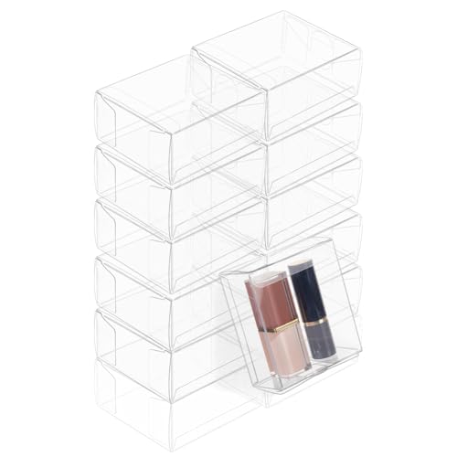 BENECREAT 40 Packung Transparente Geschenkbox 8x4x9cm Rechteckige Transparente PVC Geschenkboxen Zum Verpacken Verkauf Party Geschenke Hochzeit Unternehmen von BENECREAT