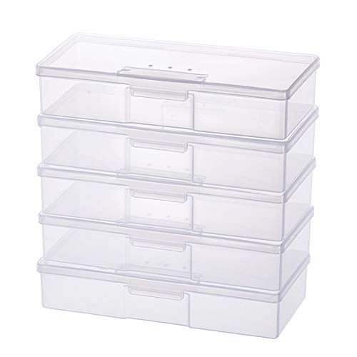 BENECREAT 5 Pack 19x7.8x4cm großer rechteckiger Kunststoff Aufbewahrungsboxbehälter mit Entlüftung für Model Tool, Vinyl Tool Storage, Crafting oder Office Accessory Storage BENECREAT 5 Pack 19x7.8x4cm großer rechteckiger Kunststoff Aufbewahrungsboxbehälter mit Entlüftung für Model Tool, Vinyl Tool Storage, Crafting oder Office Accessory Storage von BENECREAT
