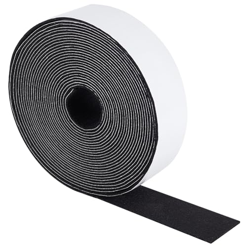BENECREAT 8m schwarzes selbstklebendes Filzband, 4cm breite Selbstklebende Filzstreifen, selbstklebendes Filzband zum Schutz von Möbeln und DIY-Kleber von BENECREAT
