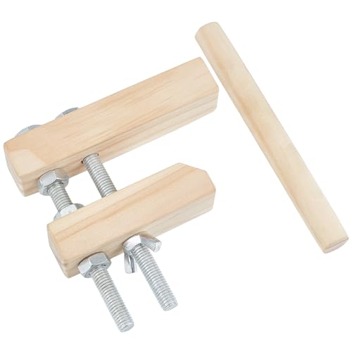 BENECREAT Garnhalter Aus Holz Kettklammer Set Mit 12cm Säule Und 10.4cm Schraube Kettstifte Zum Weben Stricken Und Häkeln Garnständer Stoffwebwerkzeug Webzubehör BENECREAT Garnhalter Aus Holz Kettklammer Set Mit 12cm Säule Und 10.4cm Schraube Kettstifte Zum Weben Stricken Und Häkeln Garnständer Stoffwebwerkzeug Webzubehör von BENECREAT